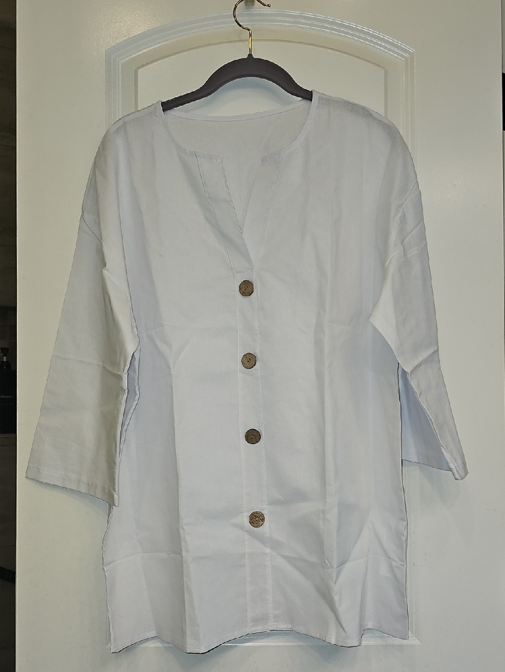 Amazon White Tunic Top - Picture 2 of 8